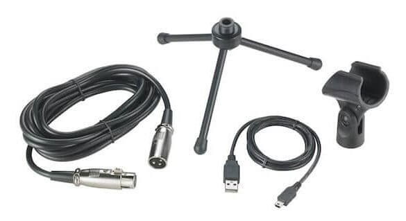 audio-technica atr2100-usb accesories