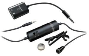 Audio-Technica ATR3350iS Lavalier mic