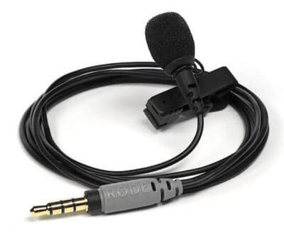 1 Pc téléphone micro portable revers métal clip-on microphone pour