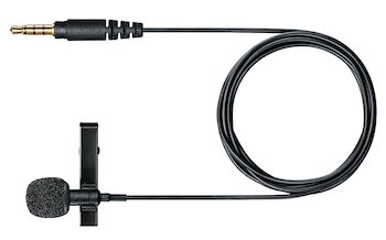 Shure MVL Omnidirectional Condenser Lavalier Microphone