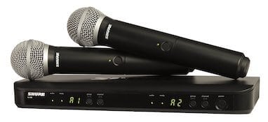 Shure BLX288/PG58 2 mic set