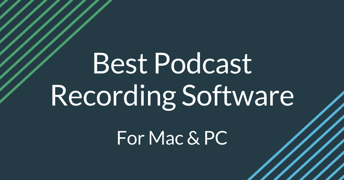 what is the best recording software for mac