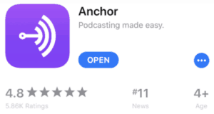 anchor in ios app store