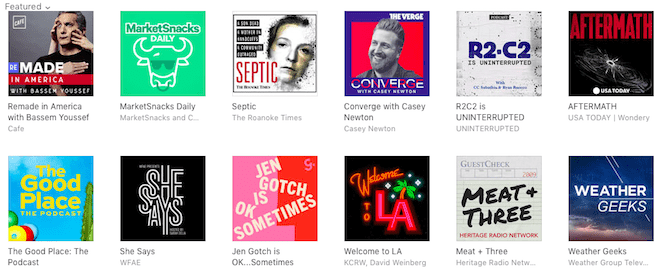 podcast cover art from new and noteworthy