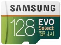 Samsung 128GB U3 MicroSDXC EVO Select Memory Card