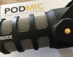 Rode PodMic In Front of Box