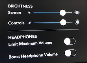 Rodecaster Pro brightness and headphone settings