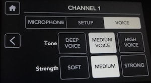 Rodecaster Pro channel 1 voice