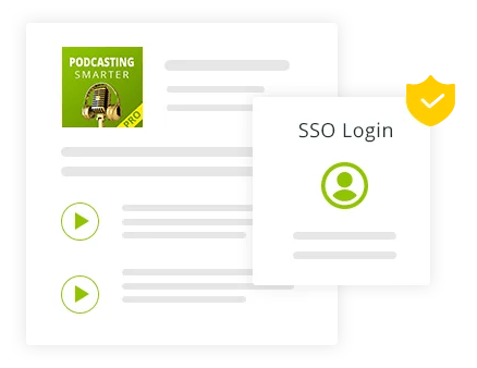 Podbean SSO Login graphic